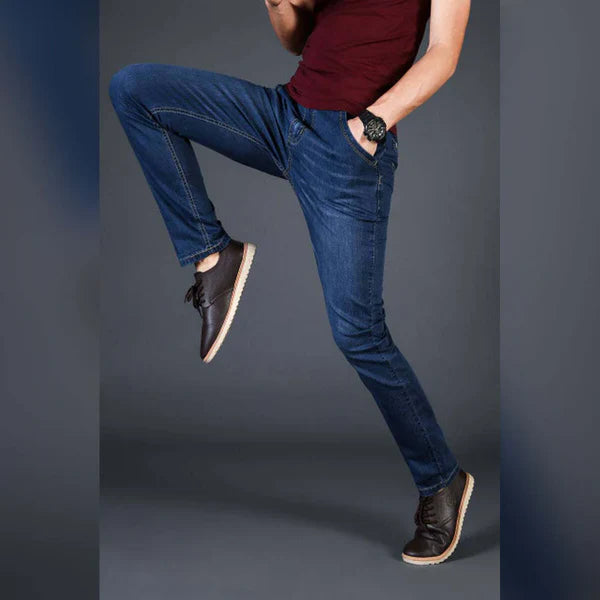 Stretchable Blue Denim Pant