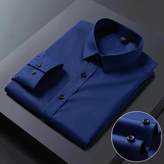 Dark Blue Dress Shirt