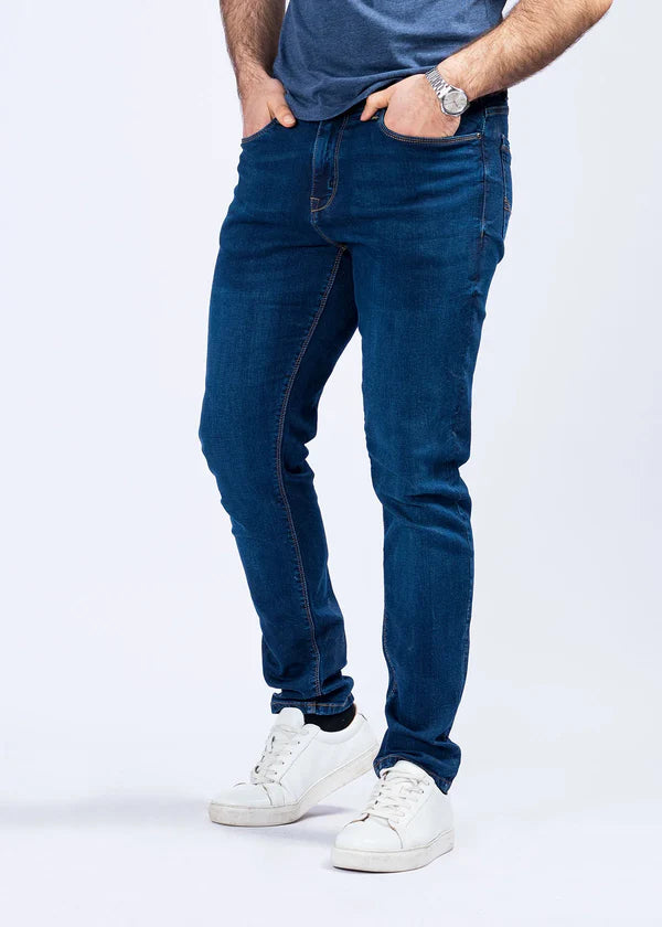 Dark Blue Denim Jeans Pants